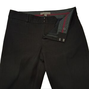 ✨2/$25 Banana Republic Sloan Fit Bi-Stretch Ankle Chino Black Pants Office